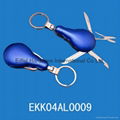 Bottle shape keyring knife