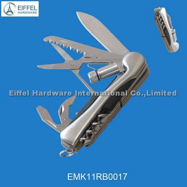 multi knife with LED torch/swss knife /multi tool 