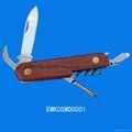 wood handle knife 