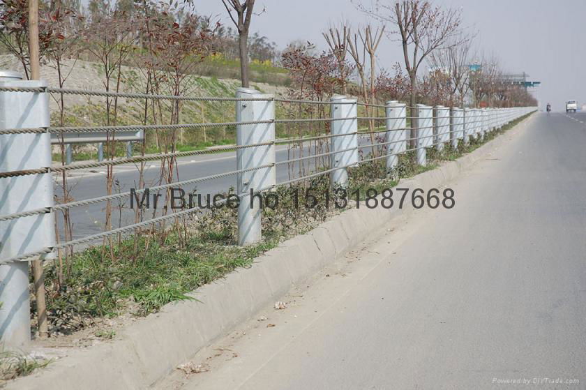 Roadway Rope Fence 4