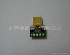 Micro HDMI DTYPE带PCB板连接器