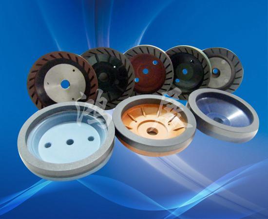 Resin wheels for glass straight line bevelling machine