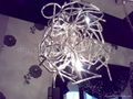 Aluminum ball chandelier creative restaurant