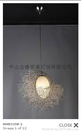 hot sales art aluminium lighting pendant lamp