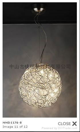hot sales art aluminium lighting pendant lamp 3