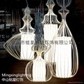 Continental Iron Birdcage jellyfish mood lighting decoration Cafe 1