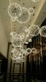 The hotel lobby atrium chandelier LED ball 5