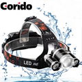 Adjustable Rechargeable Headlamp camping lartern diving light