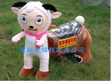 毛绒遥控电动车  3