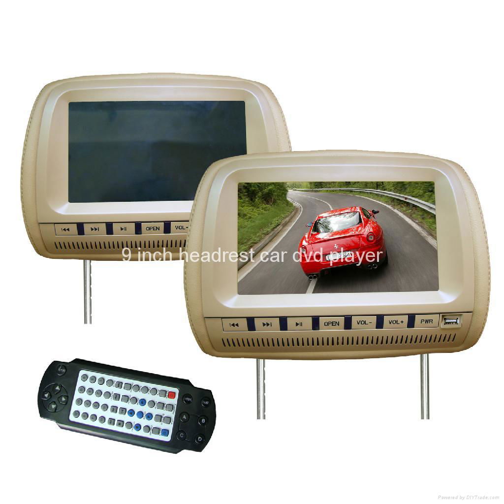 Hot product with 9 inch headrest car dvd  3