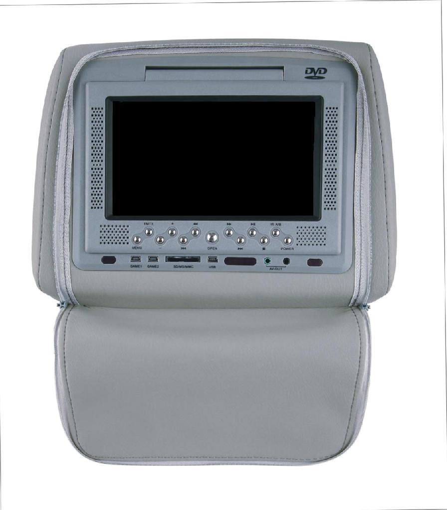 7 inch headrest car dvd and monitor 2