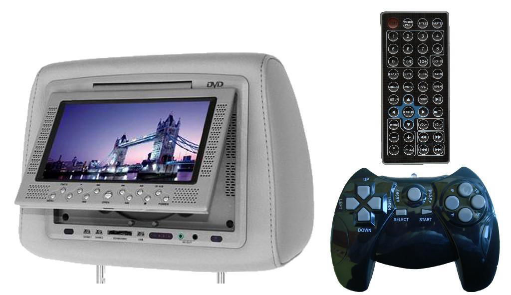 7 inch headrest car dvd and monitor 4