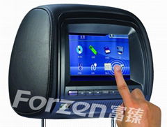 Latest 7inch headrest dvd player with touch screen