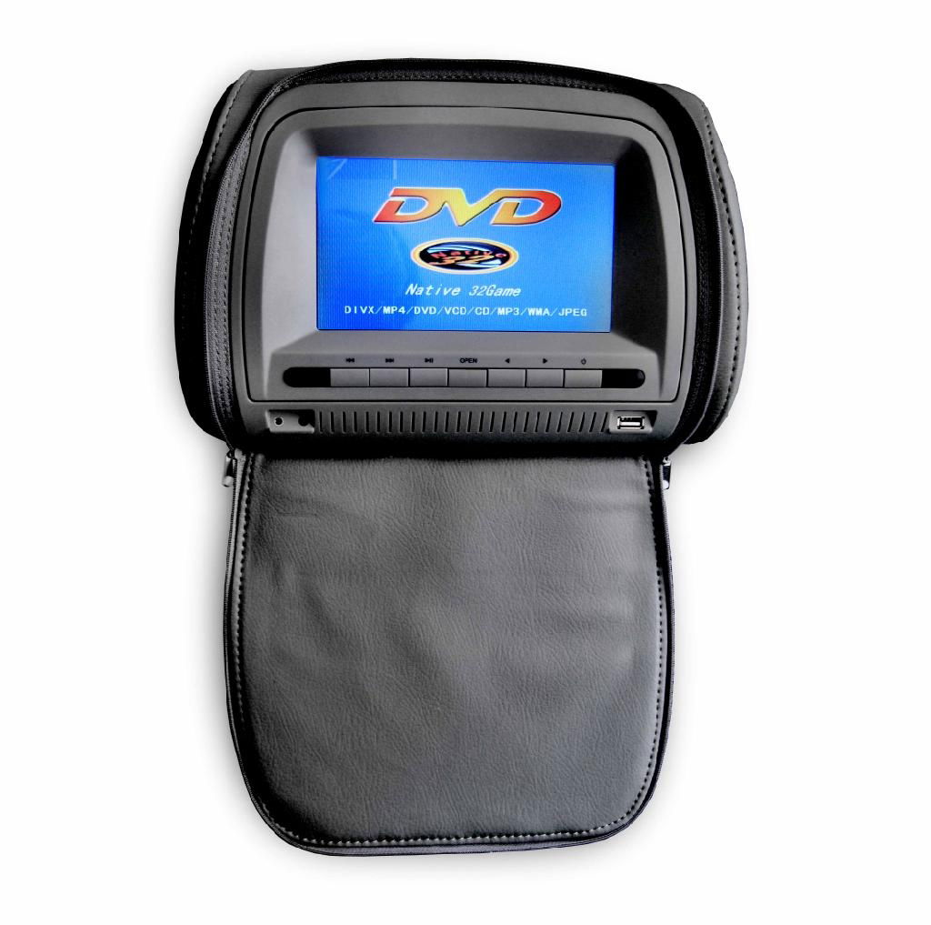 7 inch headrest dvd with touch screen and digital panel 5