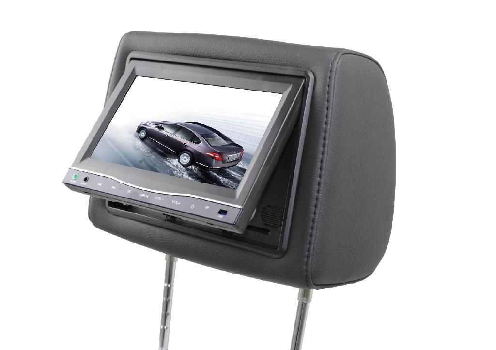 7 inch headrest car dvd player with touch screen and touch button 3