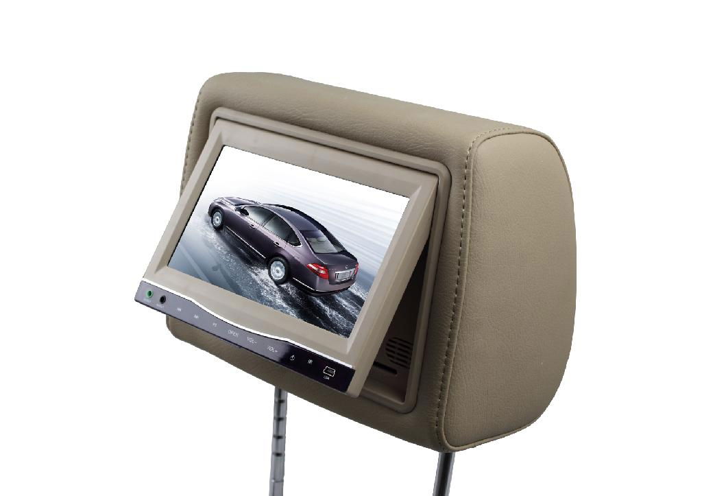 7 inch headrest car dvd player with touch screen and touch button 5