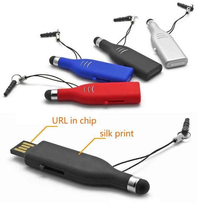 USB webkey capacitive stylus touch screen pen