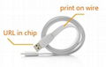 USB Webkey Cable Data Charging Flat Wire 1