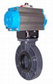 upvc PNEUMATIC BUTTERFLY VALVE