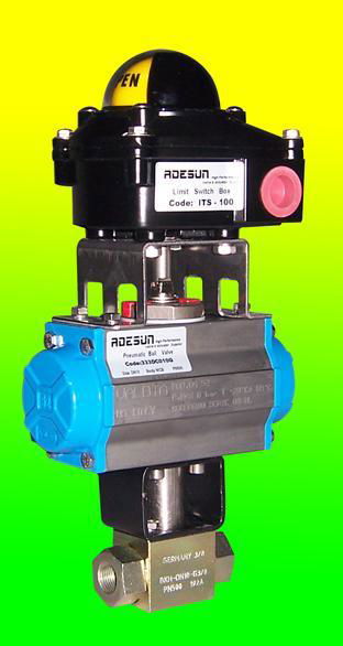 HIGH PRESSURE PNEUMATIC BALL VALVE 2