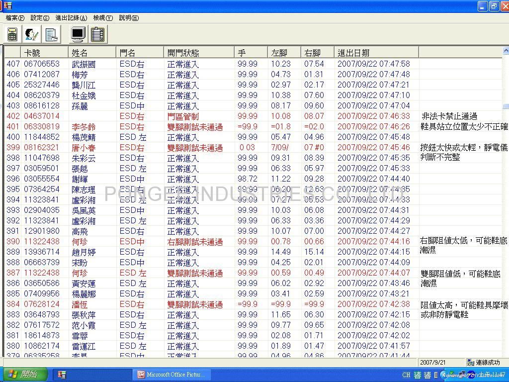 ESD access control system 5