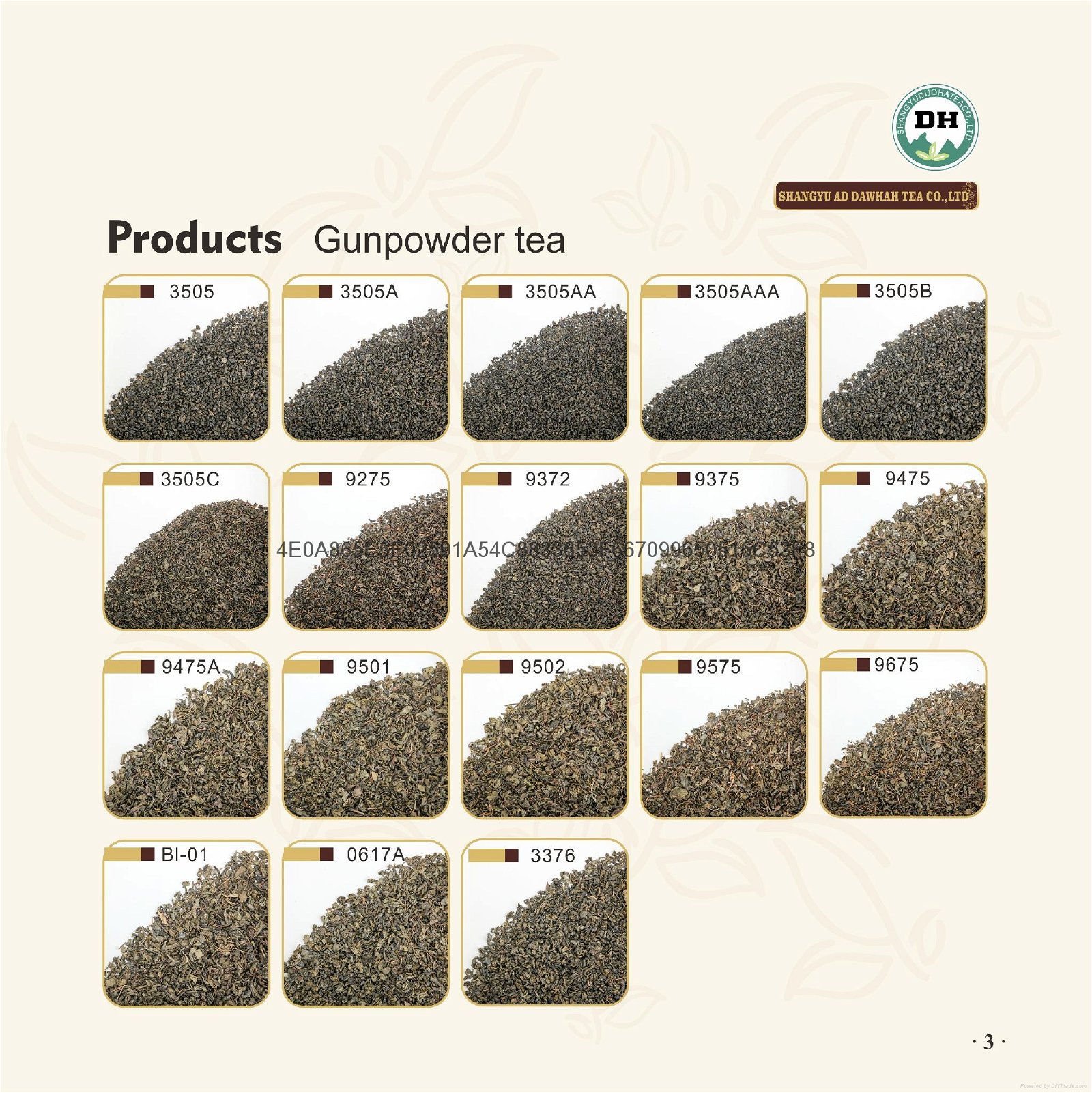 Green tea fannings 9380 3