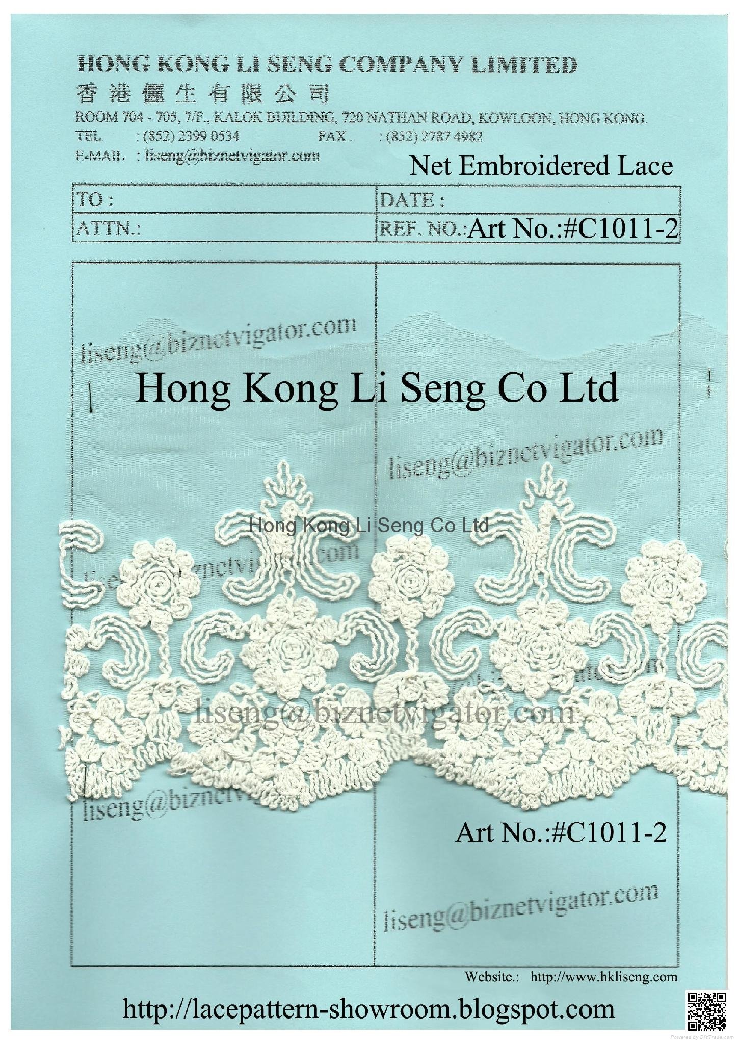 Net Lace Fabric Supplier - Hong Kong Li Seng Co Ltd 3