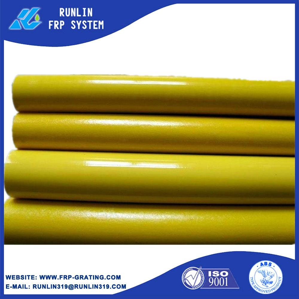 high strength frp fiberglass round tube 2
