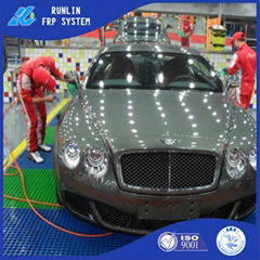 anti slip hight strength carwash frp gratings ISO9001 ABS SGS certificate