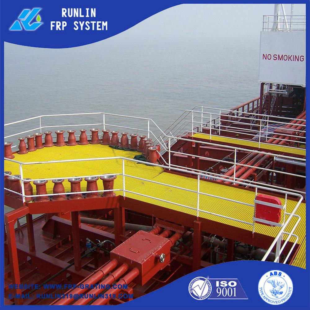 anti slip hight strength ship deck frp gratings ISO9001 ABS SGS certificate 3