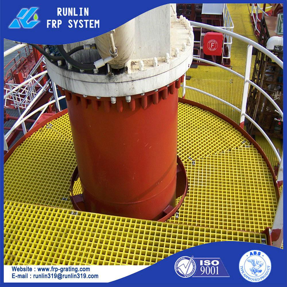 anti slip hight strength ship deck frp gratings ISO9001 ABS SGS certificate