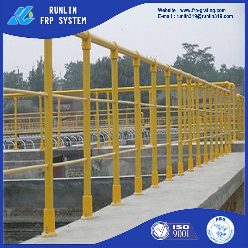 anti slip hight strength frp handrail ISO9001 ABS SGS certificate  2