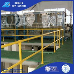 anti slip hight strength frp handrail ISO9001 ABS SGS certificate 