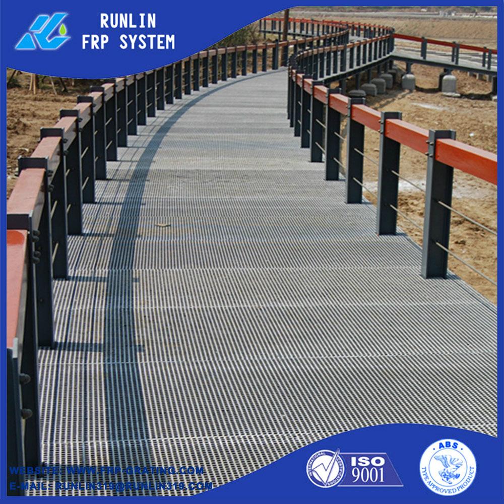 anti slip hight strength frp deck ISO9001 ABS SGS certificate  3