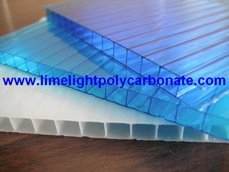 100% virgin polycarbonate sheet polycarbonate glazing twinwall pc hollow sheet