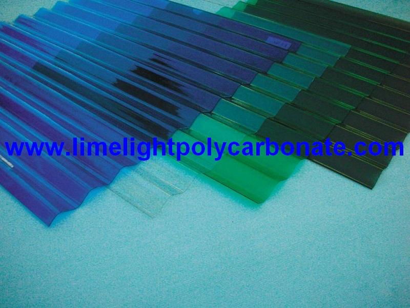 Corrugated polycarbonate sheet pc corrugated sheet roof tile polycarbonate sheet