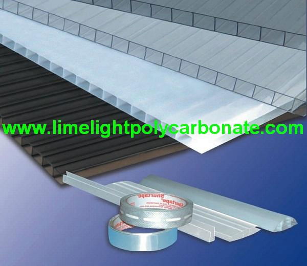 Quality polycarbonate sheet twinwall polycarbonate roof UV polycarbonate panel