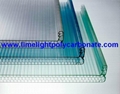 U clip joint panel polycarbonate sheet U-Lock polycarbonate sheet multiwall 1