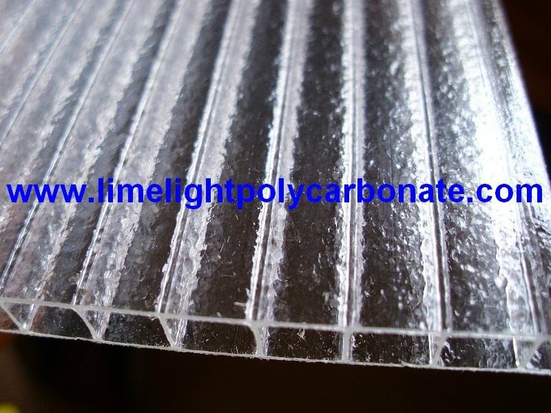 Crystal polycarbonate sheet frost polycarbonate sheet twinwall polycarbonate 2