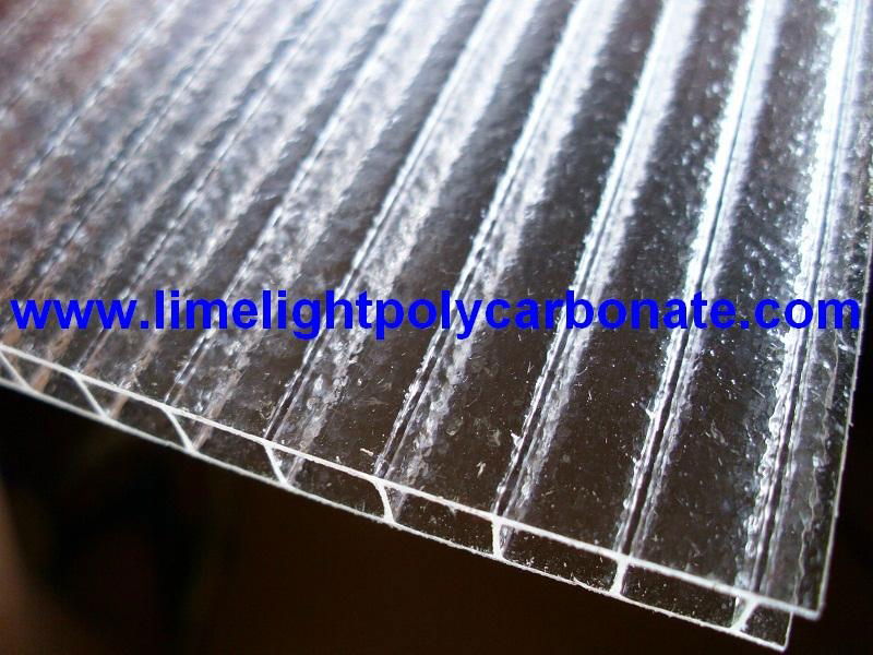 Crystal polycarbonate sheet frost polycarbonate sheet twinwall polycarbonate 3