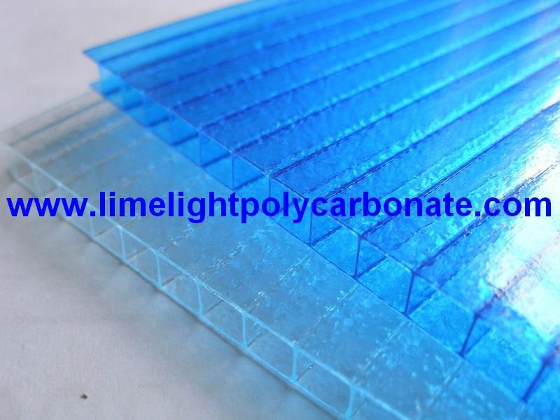 Twinwall polycarbonate sheet frosted pc hollow sheet multiwall polycarbonate 4