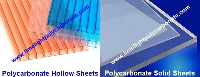 Polycarbonate awning panel(polycarbonate hollow & solid sheet)