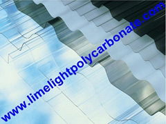 Corrugated polycarbonate sheet pc corrugated sheet roof tile polycarbonate sheet