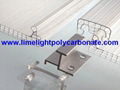 U clip joint panel polycarbonate sheet U-Lock polycarbonate sheet multiwall 3