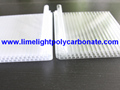 U clip joint panel polycarbonate sheet U-Lock polycarbonate sheet multiwall 5