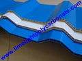 Twinwall Corrugated PVC Sheet PVC Hollow Sheet Corrugated PVC Roofing Sheets 3