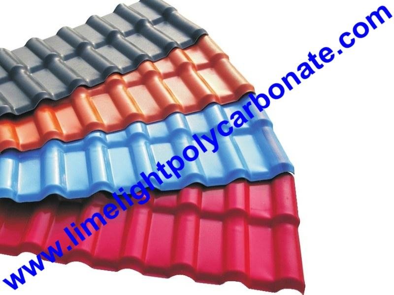 Synthetic Roofing Tiles Spanish Roofing Tiles PVC Roofing Sheet PVC Corrugated 2