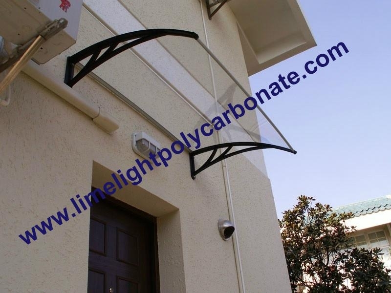 Polycarbonate awning DIY awning door canopy window awning rain awning rain shed rain shelter PC awning canopy polycarbonate