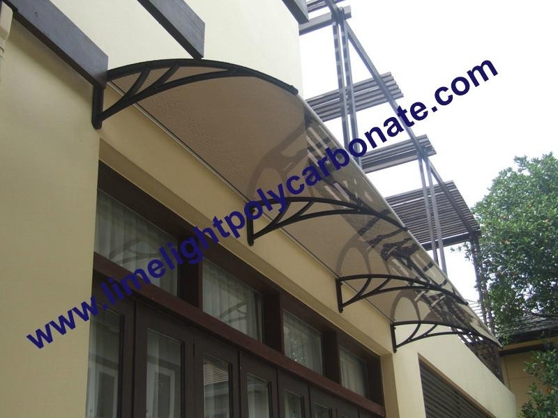 Polycarbonate awning DIY awning door canopy window awning rain awning rain shed rain shelter PC awning canopy polycarbonate