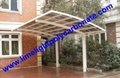 villa carport garage aluminium carport polycarbonate carport PC carport roofing